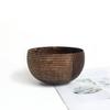 Tazón de Cáscara de Coco Vietnamita Natural Cuchara de Madera de Coco Hainan Cáscara de Coco Vieja Tenedor Cuchillo Creativo Tazón para Postre Ensalada de Frutas