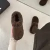 Cubrecabezas de Peluche Melaleuca Medias Zapatillas 2026 Otoño/Invierno Retro Versátil Suave Esponjoso Peluche Ropa Exterior Cálidas Zapatillas de Piel