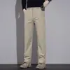 Pantalones casuales rectos holgados de seis bolsillos para hombre de mediana edad, de primavera y otoño, para venta al por mayor transfronteriza, pantalones de vestir holgados para ir al trabajo