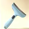 Herramienta para acicalar mascotas: cepillo para eliminar enredos y adelgazar el pelaje, adecuado para gatos y perros, también limpia el subpelo y elimina el pelo suelto. Peine para mascotas y artículos de limpieza