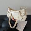 Nova Bolsa Pequena da Moda para Mulheres 2026 Estilo Coreano Versátil Bolsa de Ombro Bolsa de Axila com Tachas Bolsa Saco Tendência