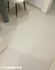 Tapete de Piso de Plástico PVC Branco Puro para Exposições, Vinil de Piso Cinza Creme para Jardim de Infância, Material em Rolo com Superfície Fosca 2.0