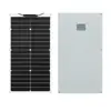Panel solar monocristalino flexible de 50W para barcos, RVs y almacenamiento de energía al aire libre, suministrado directamente de fábrica