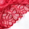 Comercio Exterior Transfronterizo Talla Grande para Mujer Encaje Entrepierna Transpirable Encaje Algodón Puro Sexy Estilo Lujuria Pura Calzones Recortados Cintura Baja