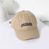 Gorra de béisbol para niños primavera cara de niña gorra suave pequeña bordada sombrero para el sol niños visera curva a prueba de sol gorra con visera venta al por mayor