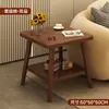 Mesa Cuadrada Pequeña Mesa de Café Mesa para Casa de Alquiler Apartamento Pequeño Cuadrada Simple Patas de Madera Maciza Mesa de Té para Balcón Mesa Lateral para Sofá