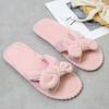 Zapatillas de felpa de otoño e invierno nuevas para interior, hogar, ocio, con lazo, de algodón, Europa y Estados Unidos, punto transfronterizo, fábrica de zapatos de costura