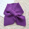 Bufanda Pequeña de Lana para Mujer Bufanda de Punto Triangular Cruzada Protector de Cuello Cálido Cuello Falso Fabricantes Venta al por Mayor en Stock En representación