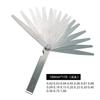 Calibrador de folga de 75-300 mm calibre de espessura combinado calibrador de folga calibrador de folga 0,01-1 mm polegada métrica clipe folha de latão