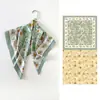 Nuevo Pañuelo de Seda Estampado Digital de Sarga a Doble Cara para Mujer Pañuelo de Flores de Alta Gama Transfronterizo Pañuelo Cuadrado Dulce Fresco para el Pecho Personalizado