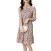 Vestido de Seda Estilo Artístico 2026 Verano Nuevo para Mujer Estilo Retro Francés Ligeramente Maduro Vestido de Seda Floral