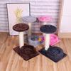 Atacado de fábrica camada dupla multifuncional pelúcia exportação transfronteiriça pequeno sisal novo arranhador para gatos placa arranhadora para gatos coluna arranhadora para gatos