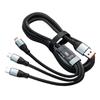 Cabo de dados de carregamento rápido 100W com display digital de potência é adequado para Apple Huawei Android carro multifuncional