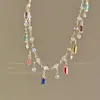 Collar Zirconia Emperatriz Viuda Saturno para Mujer 2025 Nueva Cadena para Clavícula Accesorio de Lujo Ligero de Moda con Diseño Único