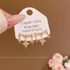 Brincos de Pérola Estrela Cintilante para Mulheres, Luxo Leve, Nicho, Brincos de Alta Qualidade, Modernos, Versáteis, Acessórios de Orelha Únicos Atacado