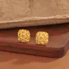 Pendientes de Plata de Ley S925 Azúcar Retorcido para Mujer, Pendientes de Lujo Ligero de Nicho de Gama Alta, Joyería Personalizada de Moda Exquisita al por Mayor