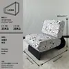 Sofá individual para proyecto hotelero personalizado transfronterizo, Sillón individual de ocio de madera maciza de fresno blanco de algodón con forma