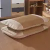 Venta Directa de Fábrica Funda de Almohada de Verano Esterilla de Mimbre para Almohada Funda de Almohada de Seda Helada Funda de Almohada Fresca de Verano Pieza de Esterilla para Almohada