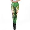 Suministro transfronterizo otoño e invierno 2024 estampado digital fábrica de árboles de Navidad directo leggings pantalones de yoga ropa exterior mallas