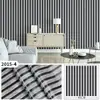 Tira de rejilla 3D con veta de madera de comercio exterior, papel tapiz autoadhesivo para decoración de entrada y pared de fondo de sala de estar, papel tapiz de PVC