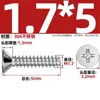 Tornillos Autorroscantes de Acero Inoxidable 304 Cabeza Avellanada Cruzada Kb Cola Plana Tornillos de Cabeza Plana M1-M5 Tornillos Autorroscantes Pie Plano Tornillos Pequeños
