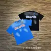 Nueva Camiseta de Manga Corta Hells 2026 Lavada Vintage Desgastada Estampado Completo Graffiti Marca de Moda Estilo Verano Unisex
