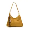 Bolso de Mano Retro de Alta Gama Coreano para Mujer Otoño Temprano 2025 Moda de Nicho Versátil Bolso de Hombro/Axila para Viajes