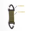 Fivela de Suspensão para Mochila Tática de Fita de Nylon Estilo Militar para Uso Externo Fivela Triangular de Ponto Duplo Fivela Multifuncional Fivela de Engate Rápido Bidirecional