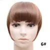 Peluca de Flequillo Multicolor Transfronteriza al por Mayor para Mujer, Postizo para la Parte Superior de la Cabeza, Flequillo Estilo Cómico, Flequillo Falso de Fibra Sintética Estilo Francés sin Costuras