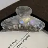 Presilha de Garra Grande em Acetato de Forma Crescente de Alta Qualidade para a Parte de Trás da Cabeça, Versátil e Elegante, Acessório de Cabelo Pinça Novo na Moda de Dongdaemun, Coreia do Sul