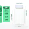 Botella de Plástico Transparente de Boca Ancha 15/50/100ml Botella Secundaria Botella Cápsula Sellada Botella de Medicina Líquida pet Botella Vacía