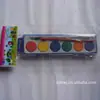 Procesamiento y Personalización de 6 Colores 2.8cm Pintura Artística para Estudiantes para Practicar Pintura Acuarela Empaque de Caja Cuadrada Pequeña Pintura Acuarela