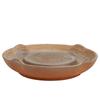 Maceta de hoja de loto con tetera de almacenamiento de agua de cerámica gruesa grande estilo japonés, almohadilla para maceta, soporte para maceta, mesa de burbujas secas retro creativa hecha a mano