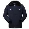 Uniforme de Seguridad Ropa de Invierno Ropa de Guardia de Invierno Chaqueta de Algodón Estilo Abrigo de Algodón para Seguridad Engrosado Protección contra el Frío Conjunto de Ropa de Trabajo Cálida