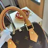 Bolso de Mano para Mujer Transfronterizo Tipo Almohada con Patrón de Monograma, Popular Bolso Casual Versátil de Nueva Moda