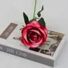 Rosas Artificiales de Terciopelo para Decoraciones de Boda, Flores Falsas, Rosas Búlgaras Transfronterizas, Flores Artificiales para el Día de San Valentín al por Mayor