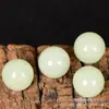 Piedra luminosa cuentas fluorescentes superbrillantes fluorita cuentas redondas accesorios perforados DIY accesorios para pulseras semiacabadas luminoso noche Brillante