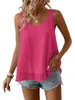 Moda Feminina Europeia e Americana 2026: Camisola de Renda Estilo Boho de Verão Sem Mangas com Gola Redonda, Estilo Casual