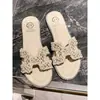 Nuevas Sandalias Planas de Moda y Elegantes Estilo Hada Frescas para Mujer, con Perlas, para Uso en Exteriores, 2026