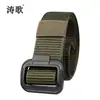 Cinturón táctico de nailon imitación de 3,8 cm para aficionados militares, cinturón interior para exteriores, cinturón de entrenamiento tejido de servicio especial, cinturón de caída de martillo táctico