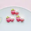 Venta al por mayor de fábrica Accesorios para Zuecos Flores para Zapatos Resina DIY Fresa Conejo Funda para Teléfono Móvil Pegamento Crema Material para Pasador Hecho en Casa