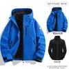 Chaqueta Exterior para Mujer, Tres en Uno Impermeable, Transpirable, Cortavientos, Logo Personalizable, Chaqueta de Montañismo de Invierno para Hombre
