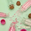 Botellas de Vidrio con Tapón de Corcho, Botellas Pequeñas de Vidrio con Tapas de Presión, Botellas para Té de Flores, Botellas de Deriva, Botellas de Deseos, Botellas de Almacenamiento Doradas