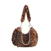 Bolso de Nicho Estilo Coreano Bolso de Hombro Individual de Peluche Nuevo 2026 Bolso de Mano Retro de Gama Alta Bolso Tote Elegante