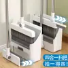 Miaojia Di Juego de Escoba y Recogedor Nuevo Material Engrosado y Ampliado para Baño, Escoba de Barrido con Cerdas Suaves Mágicas