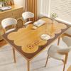 Mantel de Mesa de Comedor de Vidrio Suave de Dibujos Animados Lujo Ligero Alto Sentido Mantel de PVC Desechable Impermeable Mantel de Mesa de Café Alfombrilla Protectora de Escritorio