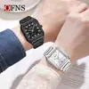 Reloj Oufani para Mujer, Delgado, Gama Alta, Reloj de Cuarzo Resistente al Agua para Hombre, Calendario Simple, Reloj para Mujeres de Cuello Blanco Fabricante de Origen