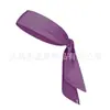 Banda para el cabello deportiva para hombres y mujeres, absorbente del sudor, transpirable, de secado rápido, de color sólido, con correa para la cabeza de tenis, estilo pirata