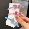 Nuevo pasador de pelo con lazo de diamantes de imitación coreano, pinza lateral, dulce accesorio para el cabello para mujer, pasador de pelo nuevo, compacto y exquisito