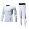 Traje de Body de Secado Rápido para Niños, Hombres y Mujeres, Ropa Deportiva de Entrenamiento para Correr de Otoño e Invierno, Ropa de Baloncesto, Ropa Base para Fitness